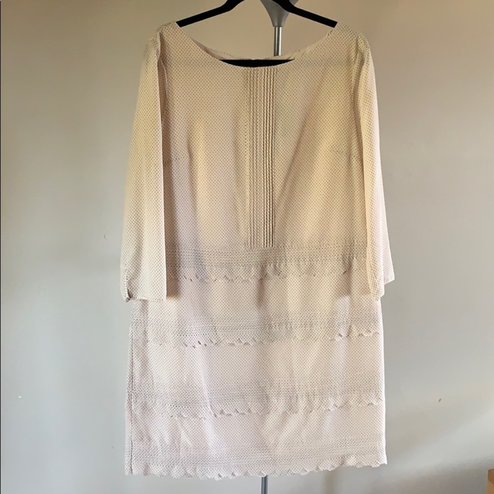 Banana Republic Scallop hem dress